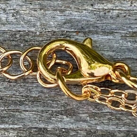 NIB New Mothers Daughter Gold Interlocking Circle Necklace Gift Set. - Picture 5 of 7